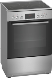 Bosch Cooker HKR39A250U Hob type Vitroceramic Oven type Electric Stainless steel Width 60 cm Electronic ignition Grilling LED Depth 60 cm 66 L