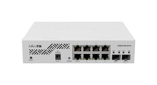 MikroTik Cloud Router Switch CSS610-8G-2S+IN Web managed Rackmountable Gigabit Ethernet (copper) ports quantity 8 SFP+ ports quantity 2