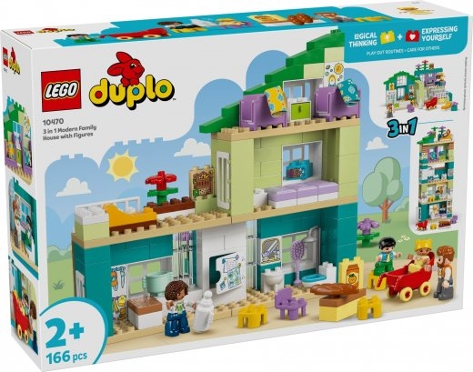 Blocks DUPLO 10470 Modern Family Home 3-in-1 with Figures