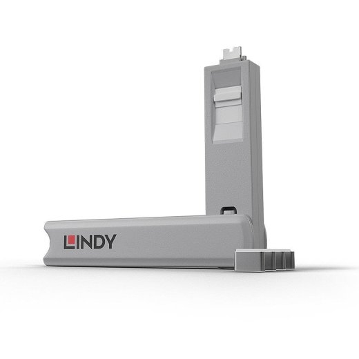 USB PORT TYPE-C BLOCKER 4PACK/WHITE 40427 LINDY