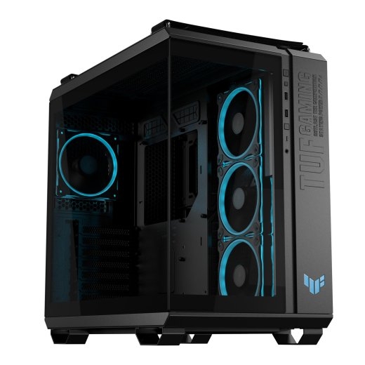 Case ASUS TUF Gaming GT502 Horizon MidiTower Not included ATX MiniITX Colour Black TUFGAMINGGT502HORIZON