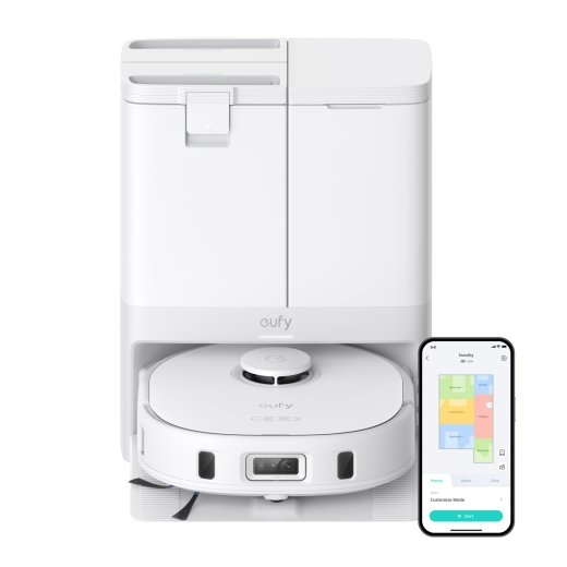 Anker Eufy Robot Vacuum Cleaner X10 Pro Omni Wet&Dry 5200 mAh Dust capacity 2.5 L 8000 Pa White