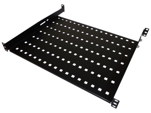 Alantec SA-P-19-1U-650-4-C-02 Fixed shelf 19" 1U depth 650mm black