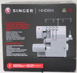 SALE OUT. Singer Sewing Machine 14HD-854 Heavy Duty Serger Number of stitches 8 Grey DAMAGED PACKAGING