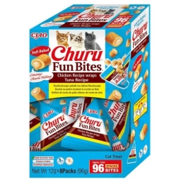 INABA Churu Fun Bites Chicken and tuna - cat treats - 8x12g