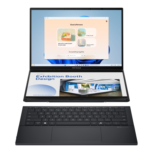 Asus Zenbook Duo UX8406CA-PZ009W Basalt Gray 14 " OLED Touchscreen 3K 2880 x 1800 pixels Glossy Intel Core Ultra 9 285H 32 LPDDR5X Solid-state driv...