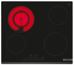 Bosch PKF631FP3E hob Black Built-in 60 cm Ceramic hob 4 zone(s)