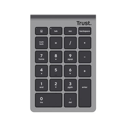 Trust Xalas numeric keypad Laptop/PC RF Wireless Silver