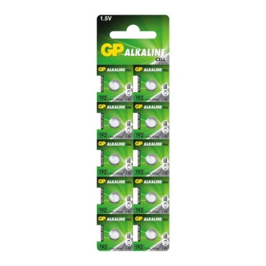 GP Battery Alkaline batteries MINI GP 192/G3/AG3/L736/LR41/V3GA blister pack - 10 pcs.