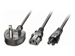 Lindy Power Cable 30374 - C13 Coupler / C5 Coupler - 2.5 m