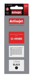 Activejet AC-G490Bk Ink (replacement for Canon GI-490BK; Supreme; 135 ml; 6000 pages, black)