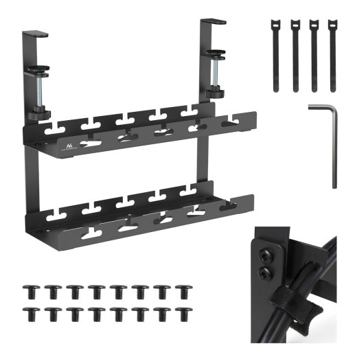 Maclean Under desk cable organizer, MC-104 B