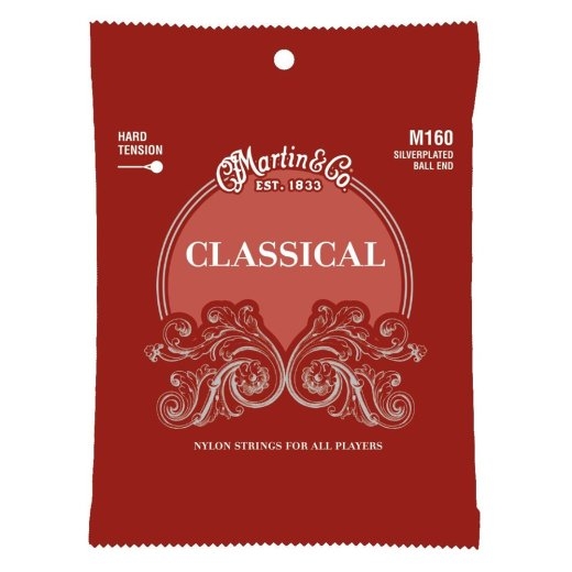Martin M160 Classical Hard Tension (28-43) - classical guitar strings