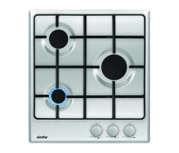 Simfer Hob H4.300.VGRIM Gas Number of burners/cooking zones 3 Rotary knobs Stainless steel