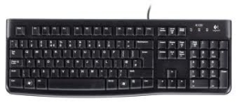 Logitech K120 Standard Wired /LT Black • Keyboard• User documentation