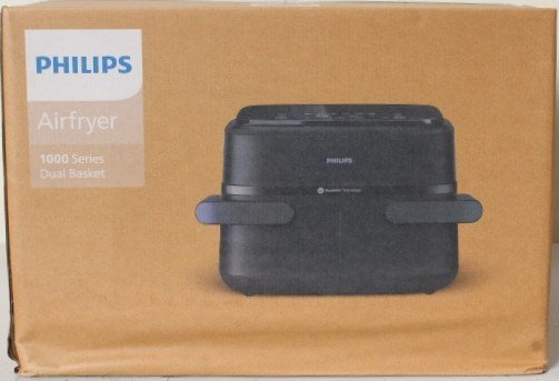 SALE OUT. Philips Airfryer 1000 Series NA150/00, 7 L, Black Philips Airfryer Dual Basket NA150/00 1000 Series Power 2450 W Capacity 7 L RapidAir Pl...