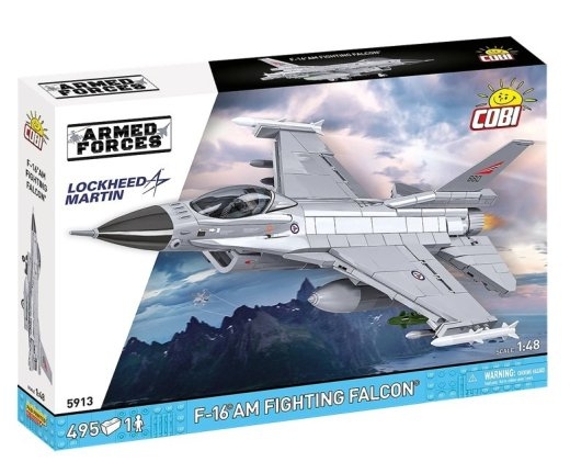 Blocks F-16AM Fighting Falcon 495 pcs
