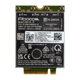 HP 4G LTE Modem m.2 WWAN Cat 16 L860-GL-16 Mobile Broadband Cellular (compatible with WWAN-ready EliteBook 630 640 645 660 665 830 835 840 845 860...