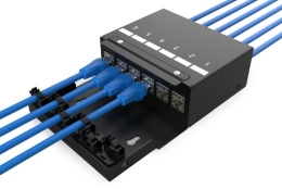 Digitus Consolidation point box, 6-port Keystone modules with intelligent cable manager DN-93708-6