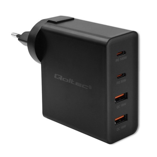 GaN POWER PRO charger 2xUSB C, 2xUSB, 130W