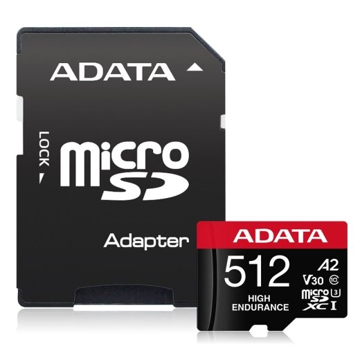 ADATA High Endurance 512 MicroSDXC UHS-I Class 10
