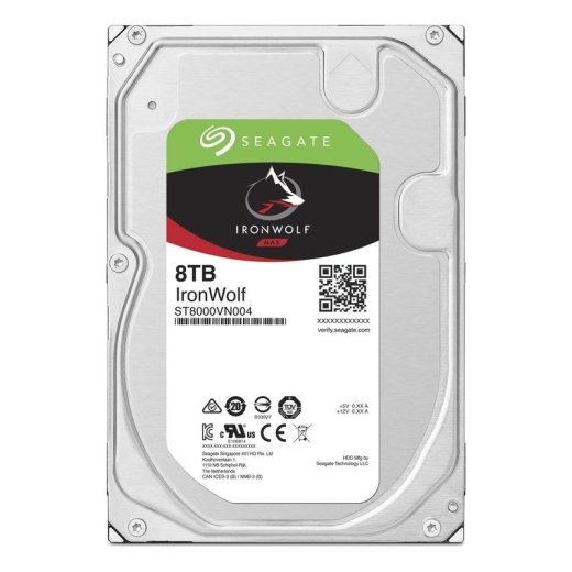 Seagate HDD IronWolf - 8 TB - 3.5" - SATA 6 /s - OEM RECERTIFIED