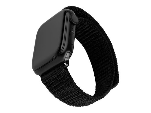 Fixed Sporty Strap for Apple Watch 38/40/41mm 160-210 mm Black Nylon
