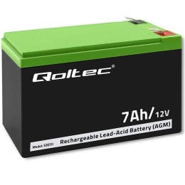 Gel battery 12V 7Ah Max.72A AGM