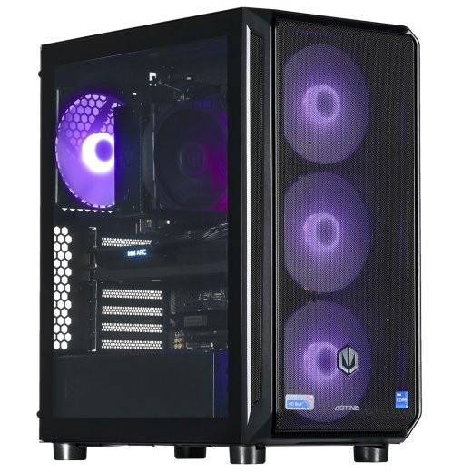 Actina 5901443410287 PC AMD Ryzen™ 5 8400F 32 DDR5-SDRAM 1 TB SSD Intel Arc B580 Midi Tower Black