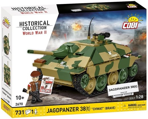 Blocks Jagdpanzer 38t Brave 731 pcs