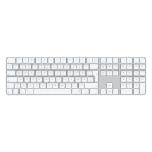 Apple keyboard Magic Keyboard with Touch ID - white / silver