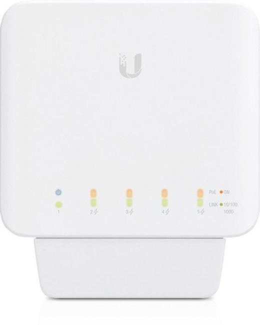 Ubiquiti USW-Flex Indoor/outdoor 5Port Poe Gigabit Switch with 802.3bt Input Power Support Ubiquiti