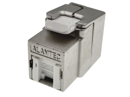 RJ45 cat.6A PoE+ STP keystone module