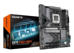 GIGABYTE X870 EAGLE WIFI7 Motherboard - Supports AMD Ryzen 9000 CPUs, 14+2+2 phases VRM, up to 8000MHz DDR5 (OC), 1xPCIe 5.0 + 2xPCIe 4.0, Wi-Fi 7,...
