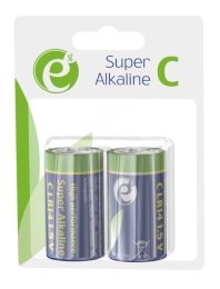 Gembird Alkaline battery LR-14 C-Cell, 1.5V, 2 pieces