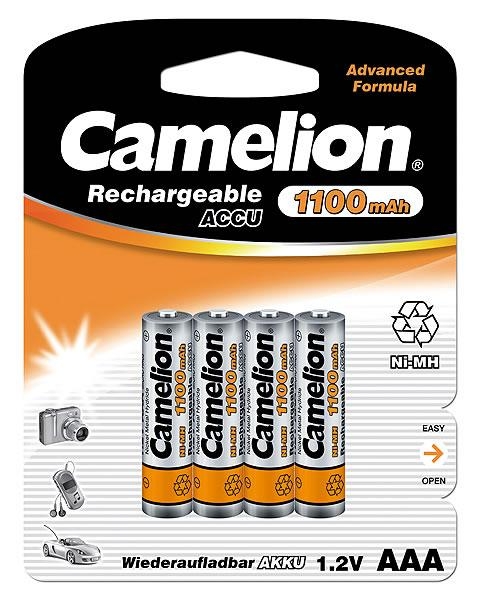 Camelion AAA/HR03 1100 mAh Rechargeable Batteries Ni-MH 4 pc(s)
