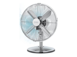 Cecotec EnergySilence 620 RetroDesk Desktop Fan Table Fan 40 W Diameter 30 cm Number of speeds 3 Oscillation Silver