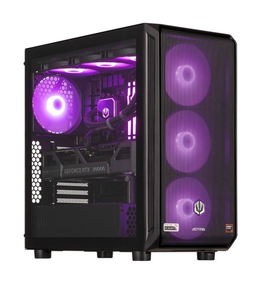 Actina 5901443411949 PC AMD Ryzen™ 7 7800X3D 32 DDR5-SDRAM 2 TB SSD NVIDIA GeForce RTX 5080 Windows 11 Home Midi Tower Black