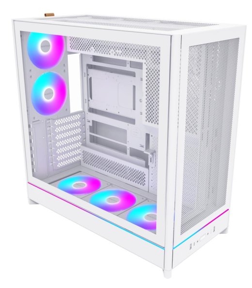 Case MONTECH HS01 PRO MidiTower Not included ATX MiniITX Colour White HS01PRO(W)