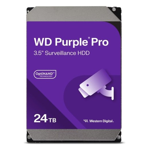 WD HDD Purple Pro WD241PURP - 24 TB - 3.5" - SATA 6 /s