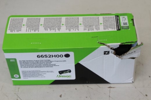 SALE OUT. Lexmark 66S2H00 Cartridge CollecReturn Program (LRP) Toner cartridge Black & white DAMAGED PACKAGING, SCRATCHED