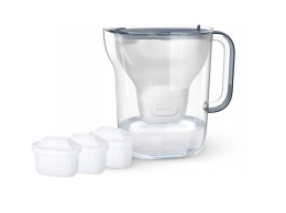 BRITA Style ESSENTIAL XL Water Filter Jug (Dark Blue) + 3 x MX Pro Pure Performance Filters