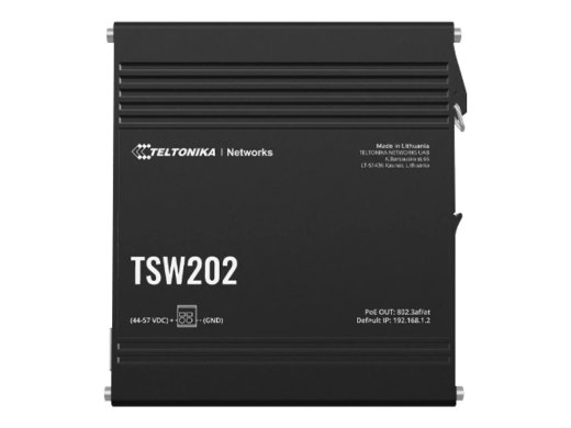 Teltonika Switch, 8 ports TSW202 L2 managed Wall-mountable SFP ports quantity 2