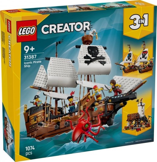 LEGO 31387 Iconic Pirate Ship