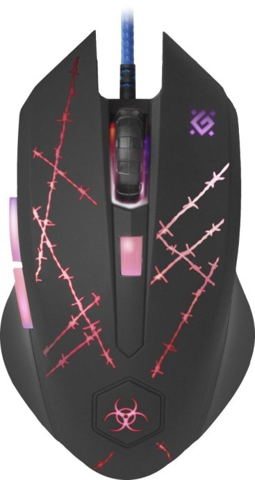 Defender Forced GM-020L mouse Gaming Ambidextrous USB Type-A Optical 3200 DPI