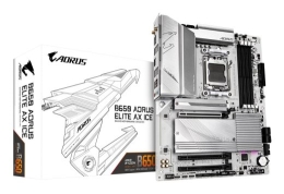 GIGABYTE B650 AORUS ELITE AX ICE Motherboard - Supports AMD Ryzen 9000 CPUs, 12+2+2 Phases Digital VRM, up to 8000MHz DDR5 (OC), 1xPCIe 5.0 + 2xPCI...