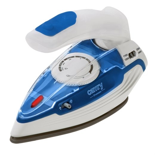 Camry CR 5040 Steam travel iron 1600 W Water tank capacity 80 ml Continuous steam 10 g/min Steam boost performance 50 g/min Blue/White