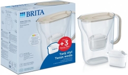 Brita Style Essential water filter jug 2.4l + 3 cartridges, sand