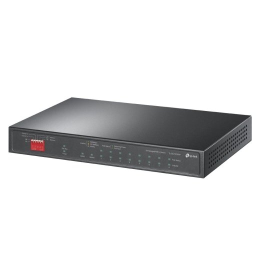 Switch TP-LINK TL-SG1210PP 9x10Base-T / 100Base-TX / 1000Base-T 1x10/100/1000BASE-T/SFP combo PoE+ ports 6