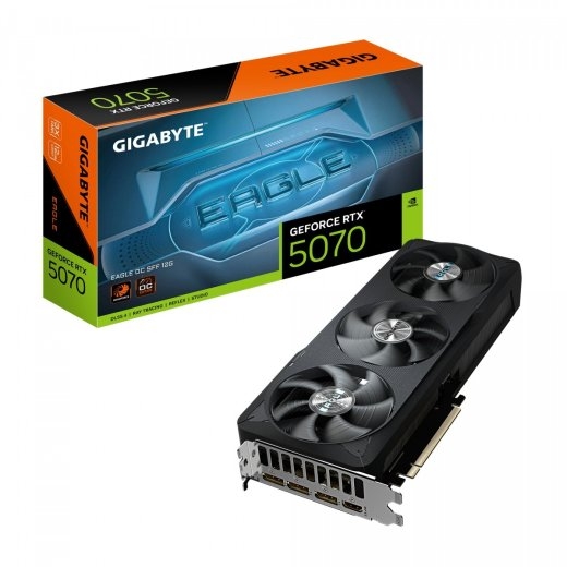 Gigabyte Graphics card GeForce RTX 5070 EAGLE OC SFF 12G 192BIT GDDR7 3DP/HDMI